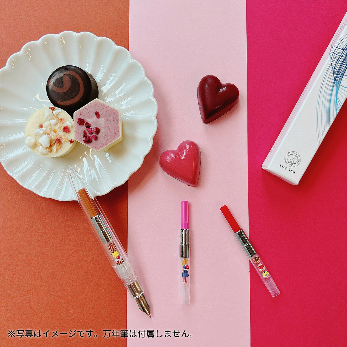 万年筆用インク吸入器コンバーター＜Sweets＞カヌレ/ライトブラウン